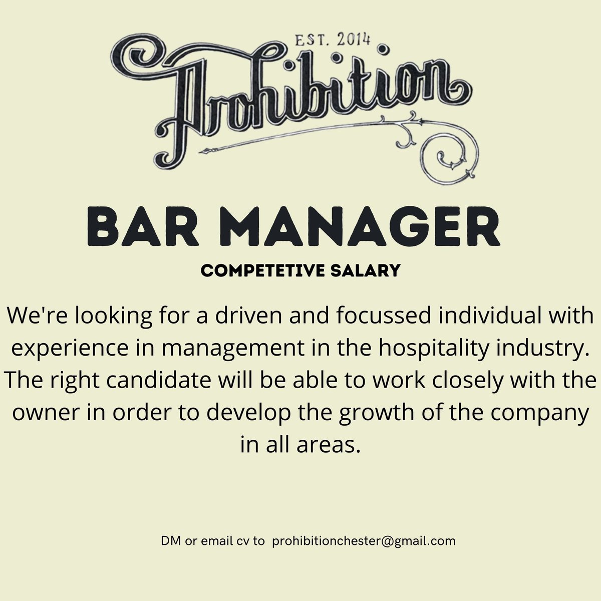 prohibition_'s tweet photo. We're looking for nice, decent, fun people to come join our team! If that's you then give us a wave! Feel free to RT if you think you may know someone xx https://t.co/onMUjP0mJm