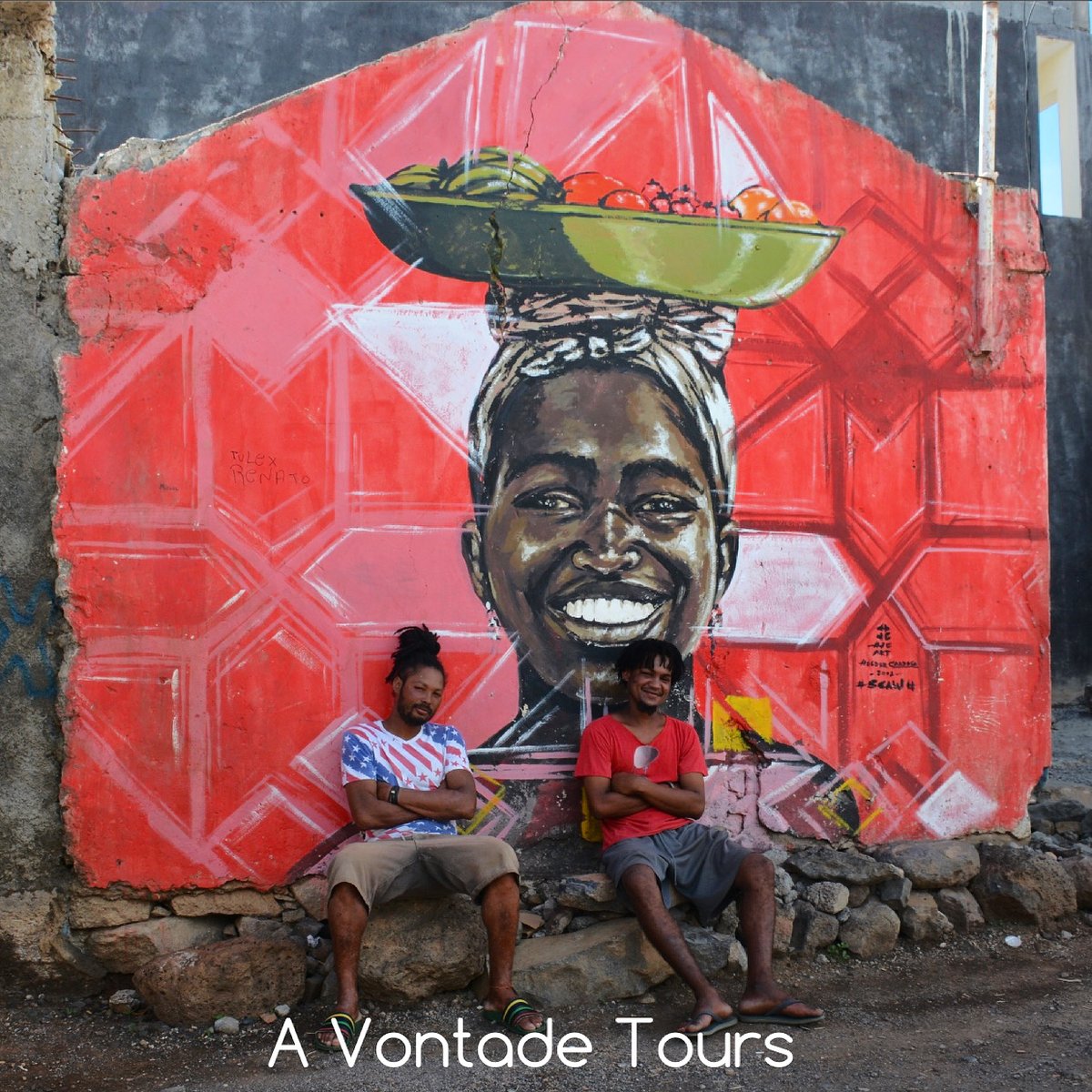 AVontadeTours's tweet photo. Pose off! #pose #poseoff #humpday #relaxed #chillin #wallart #streetart #mural #heldercardoso #travelblogger #culturaltourism #travelafrica #wanderlust #santiago #caboverde🇨🇻 #capeverde #thisisafrica https://t.co/S8dclH9oYO