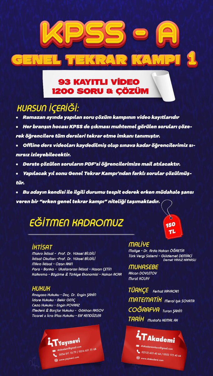 4takademiankara's tweet photo. 🌟🌟🌟ÇEKİLİŞ VAKTİ🌟🌟🌟

KPSS -A GENEL TEKRAR KAMPI 1  

🥳🥳Sona yaklaşırken “Erken Müdahale “ hayat kurtarır 🥳🥳

🎁Paylaşımı RT yapan ve yoruma 1 arkadaşını etiketleyen 1 kişiye Makro İktisat Konu Anlatımlı kitap hediye 🎁 https://t.co/Khpqhu4iBN