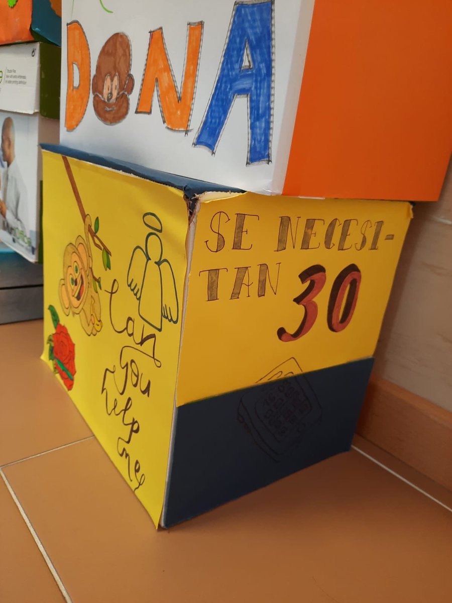 Los alumnos de Secundaria siguen con el proyecto #MovilízatePorLaSelva para obtener recursos del reciclado limpio del coltán y luchar contra la caza furtiva de chimpancés y gorilas (campaña de <a href="/JaneGoodallEspa/">Jane Goodall España</a>) Colabora donando tu móvil viejo. 👉🏻Recogidas hasta el 8 de junio.