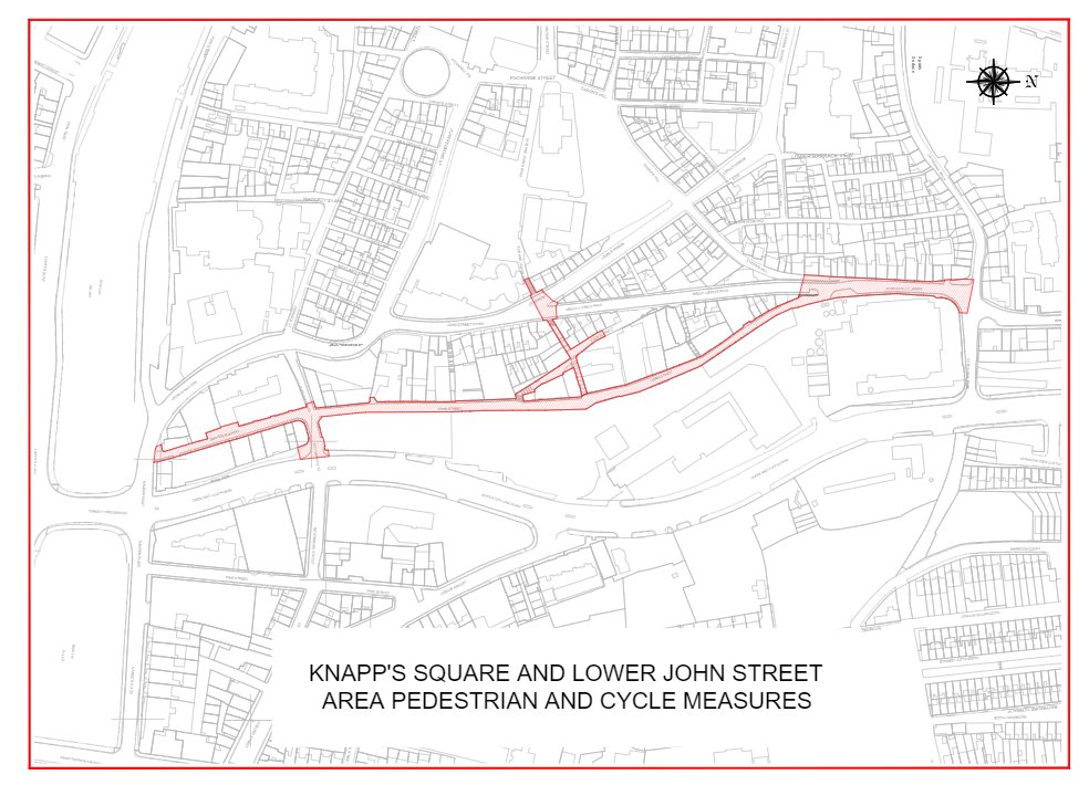 What do you think about the proposed pedestrian/cycle measures for Knapp's Sq &amp; LowerJohnSt #CorkCity?

We would like to hear your views for our submission. Let us know here or via email &amp; consider your own submission

Deadline: Fri 9July21

#walkability

consult.corkcity.ie/en/consultatio…