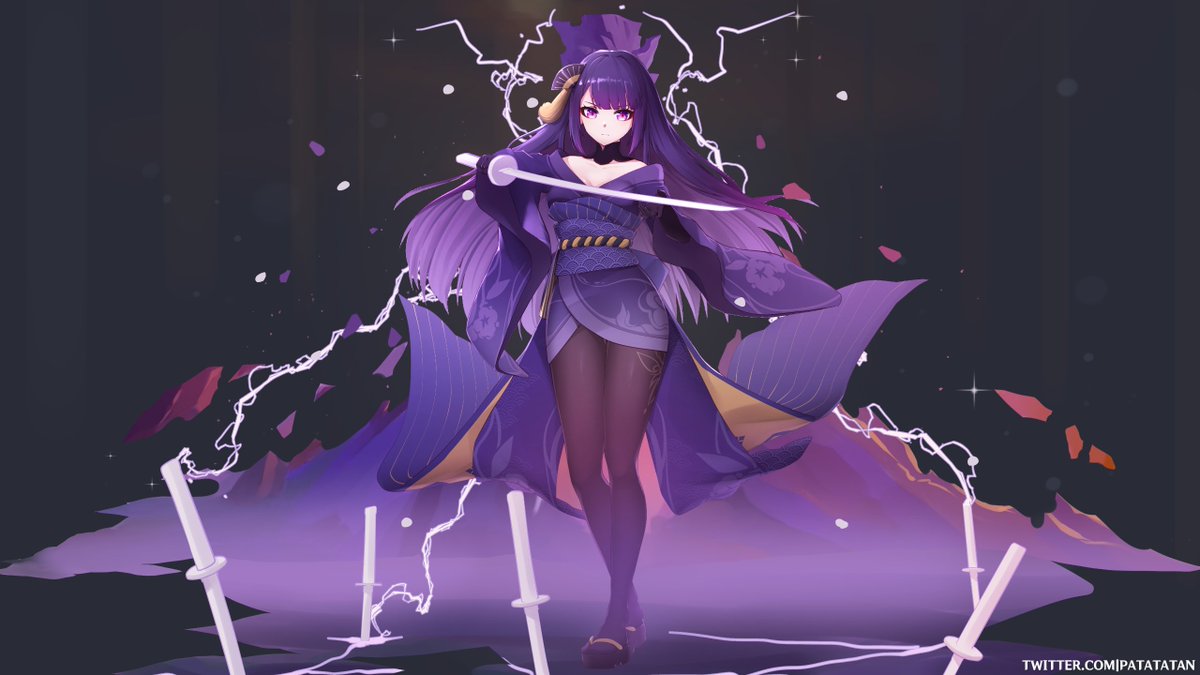PatataTan's tweet photo. Raiden Shogun

I got shown some photos of Raiden Shogun with basic silhouette so this is that with a bit of Herrscher of Thunder.

Pixiv:
https://t.co/Xwqp3SAOp6

#GenshinImpact #HonkaiImpact3rd https://t.co/WbrNWQYhra