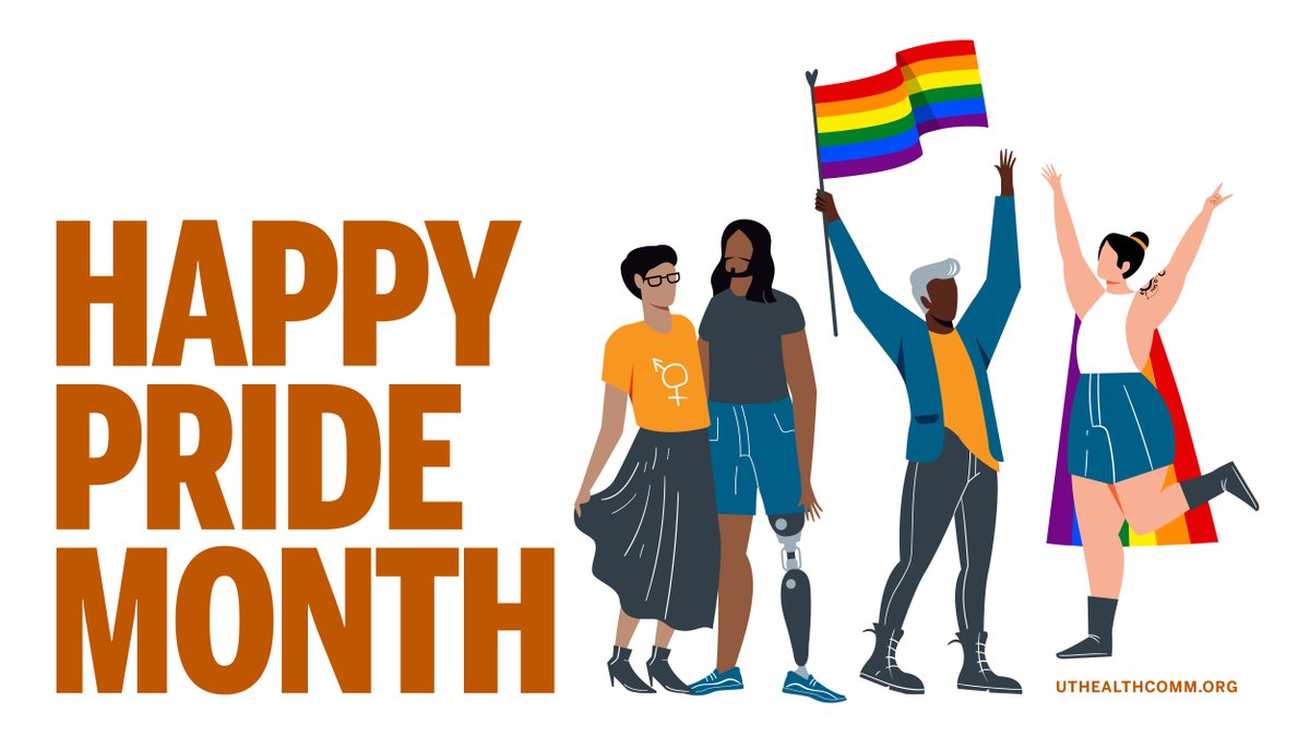 uthealthcomm's tweet image. It's June, and that means it's #LGBTQ Pride Month! CHC commits to our allyship this month and every month.  #Pride2021  
@GSCatUT @EqualityTexas