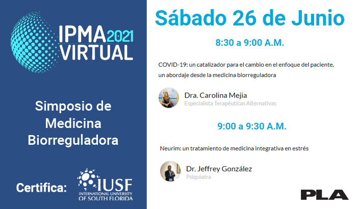 PlaExportEd's tweet photo. Dentro de nuestro congreso médico IPMA también trataremos temas de medicina biorreguladora, inscríbete en: https://t.co/wUUF7CipQP https://t.co/pgKCLU1P9w