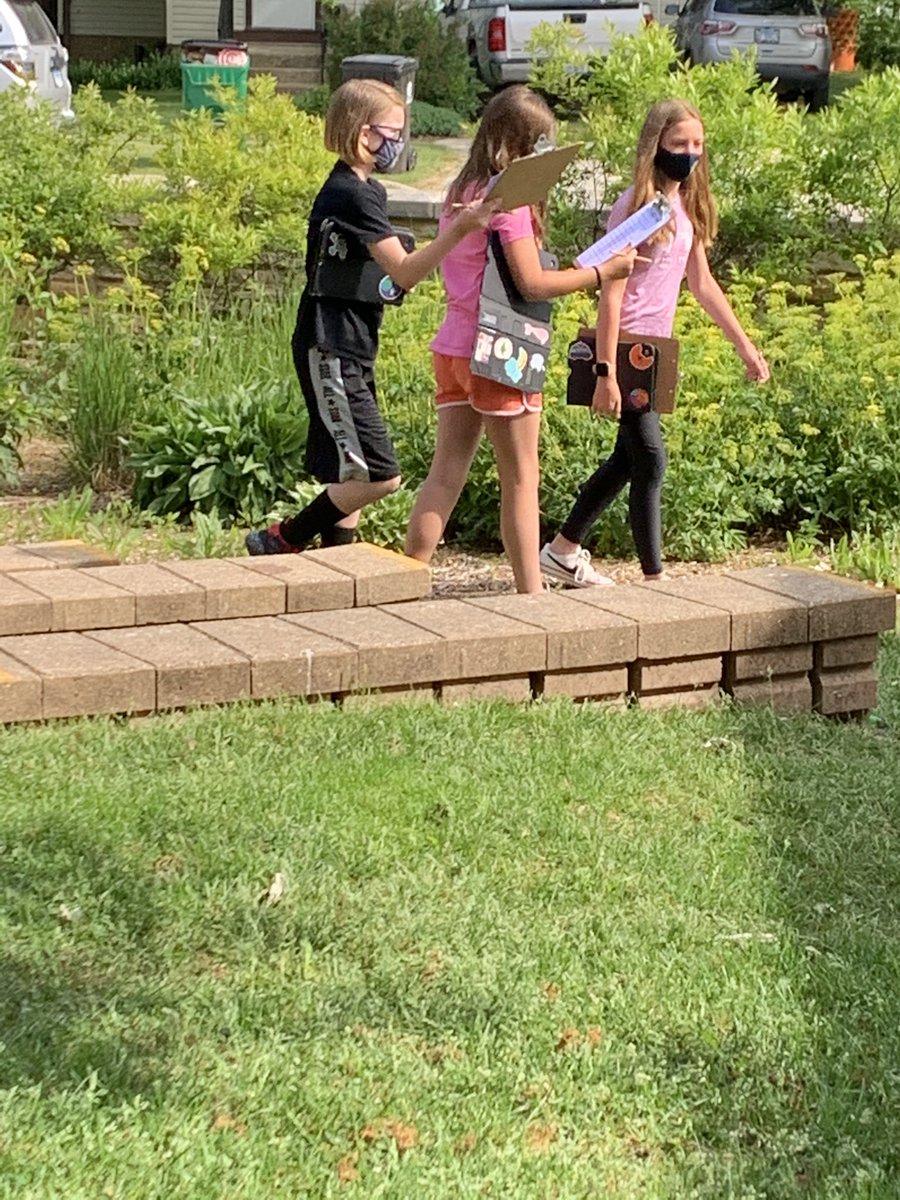 Earth systems scavenger hunt to end the year on this beautiful day! #Winfied34