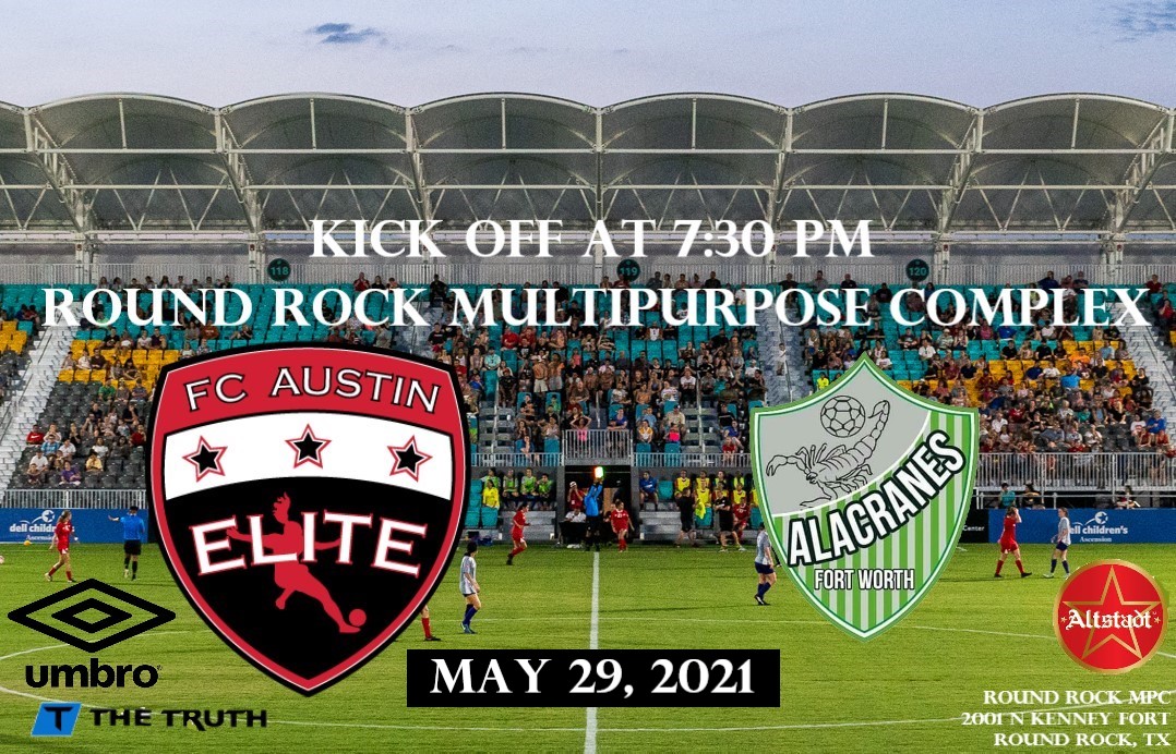 Our first ever live game is now up and playing! 

<a href="/FCAustinElite/">FC Austin Elite</a> vs <a href="/alacranes_fwtx/">ALACRANES FORT WORTH</a> 

Technical difficulty prevented the live stream, but you can watch it all now!
youtu.be/h6CqJUVd48g