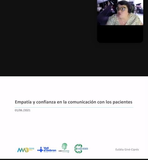 TaniaHeBa's tweet photo. Ayer tuvimos un nuevo #migrañaCafe y esta vez @Lali_GinCi realizó una sesión más que interesante y necesaria.

Nos hablo de la #empatia y la #confianza en la comunicación.
Una aptitud muy necesaria.

Con una buena comunicación sacaremos un buen diagnóstico.
Imprescindible. https://t.co/LoK0GLm6Ao