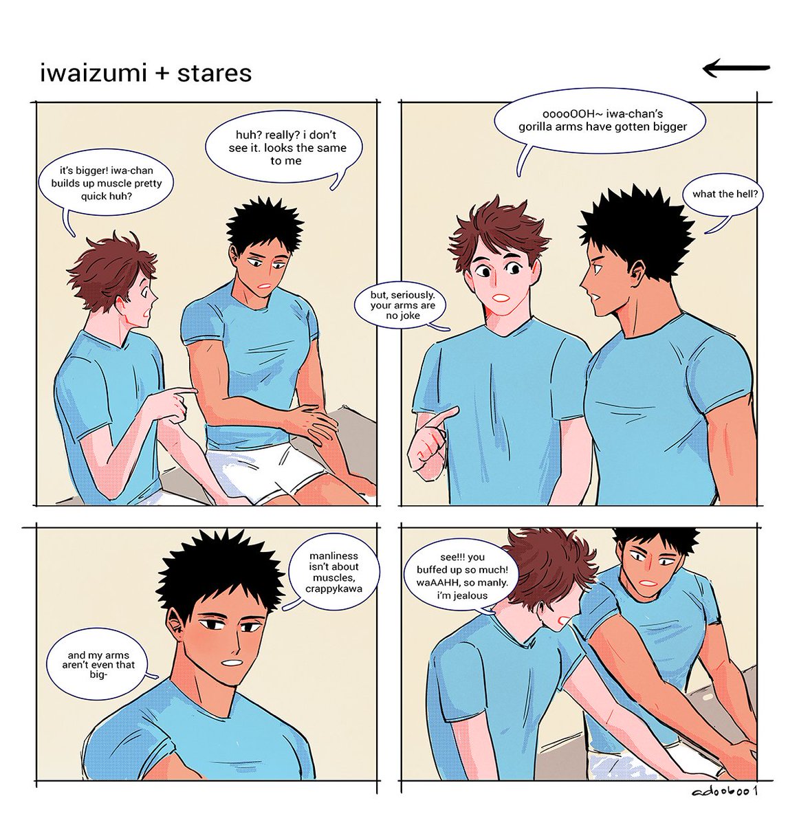 iwaizumi + stares👁️👁️
#iwaoi 