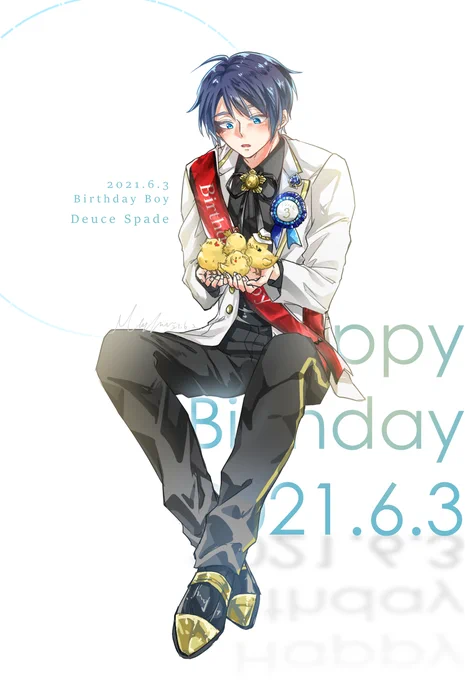 デュースくんお誕生日おめでとう!!#デュース・スペード生誕祭2021#デュース・スペード誕生祭2021 