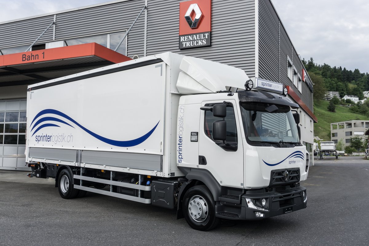 WindlinNufa's tweet photo. Im Auftrag von Renault Trucks Schweiz durften wir diesen D16 für die Sprinter Logistik Gmbh aufbereiten. Wir bedanken uns für den Auftrag und wünschen allzeit gute Fahrt.

#RenaultTrucks #mehrDrive #sprinter https://t.co/ZfEUFiGxD0