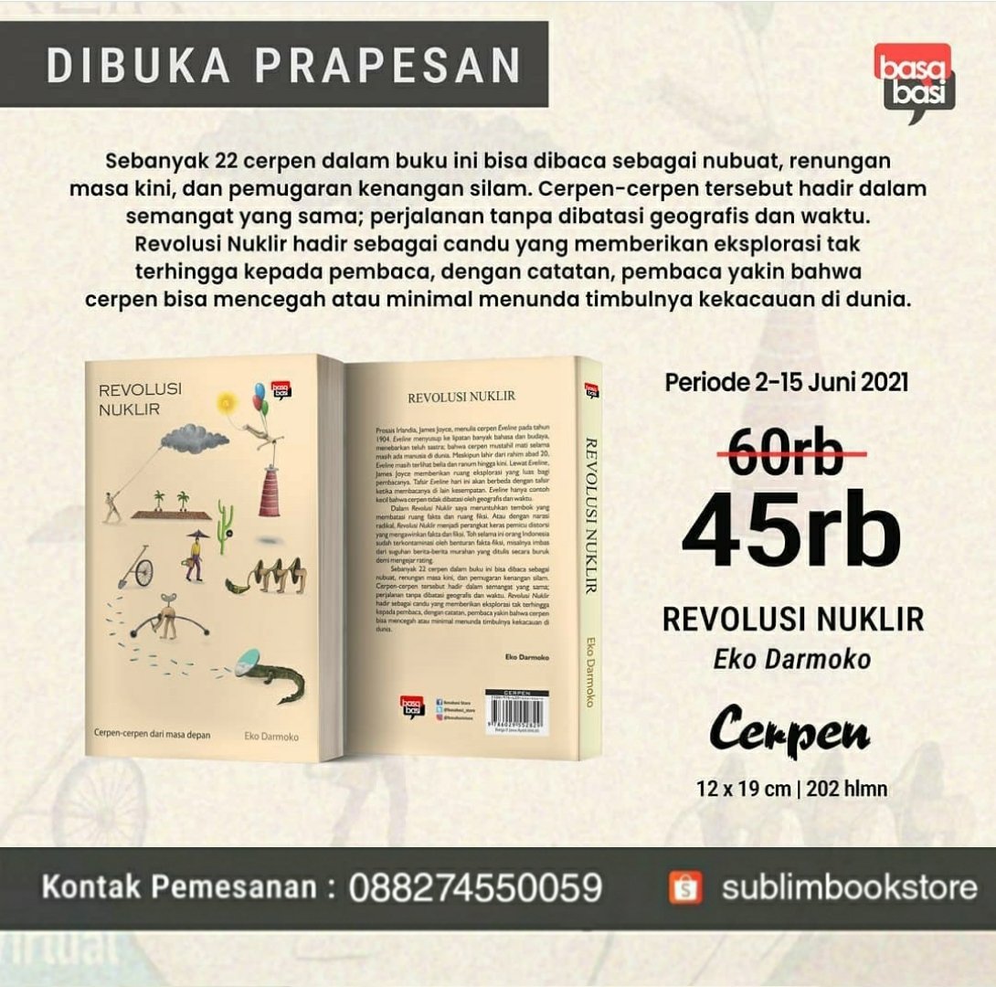 SublimBookstore's tweet photo. Udah malem nih. Saatnya aplot buku-buku baru. Pesan langsung ke wa 088274550059 https://t.co/sWTqvj5OtX