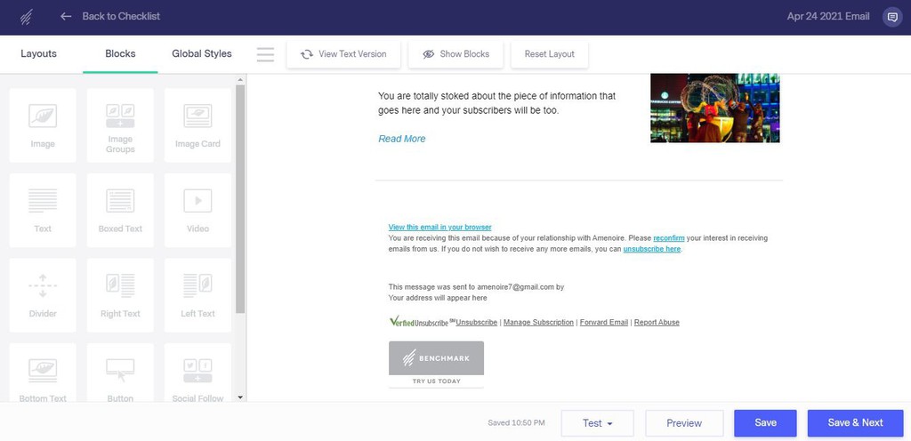 BforBloggers's tweet image. Benchmark offers three different pricing stacks – the forever free plan, the Pro Plan and the customized Enterprise Plan.

Read more 👉 lttr.ai/hcXO

#emailmarketing #BforBloggers