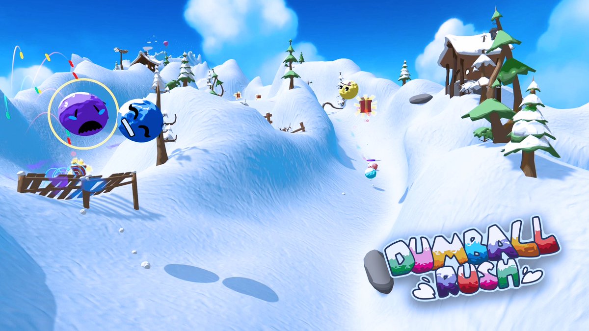 DumballRush's tweet photo. 🇫🇷 - Le but du jeu

Dumball Rush est un jeu de course de boules de neige. 
Concurrencez vos amis lors de courses en ligne complètement glacées.

🇬🇧 - Goal of the Game

Dumball Rush is a snowballs racing game.
Compete your friends during completely iced online races.

#gamedev https://t.co/nKckw2DzFN