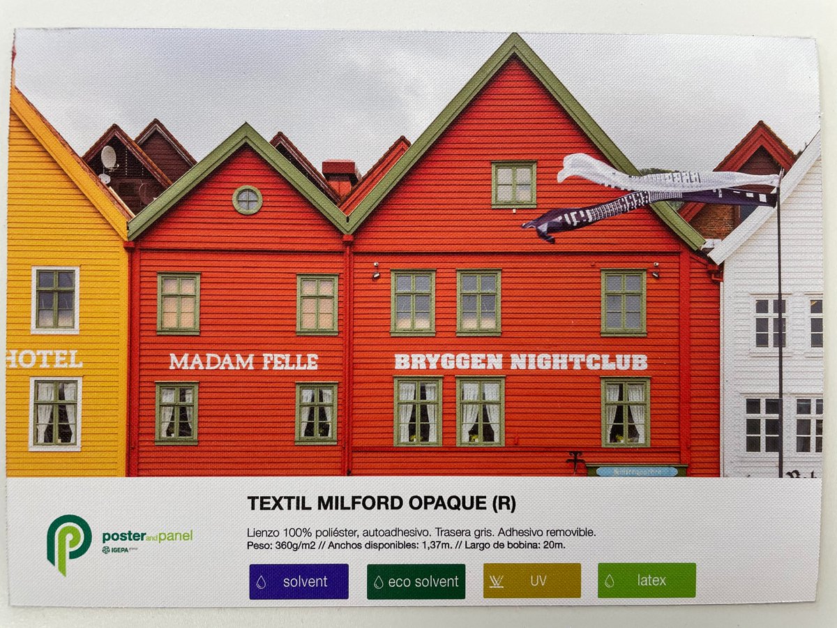 PosterandPanel's tweet photo. #TEXTIL #MILFORD #OPAQUE (R)

Textil 100% #poliéster y #autoadhesivo.
Un producto #removible con alta fuerza de adhesión, no deja residuos al remover.
Muy apropiado para aplicaciones en cristales.

Haz clic aquí para más información y haz tu pedido online: https://t.co/47RuRNtgkj https://t.co/r1xFhJRwlR
