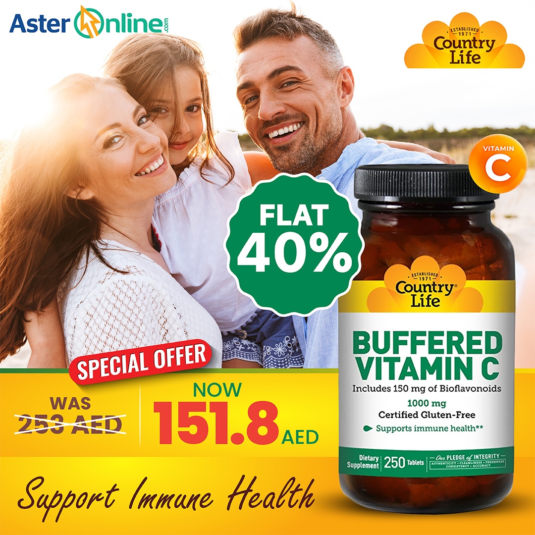 asteronlineme's tweet photo. Support immune health with Country Life Buffered Vit C tablets https://t.co/oA53m4YBya
.
✅1000 mg Tablets 250's
✅Supports immune health
✅Dietary supplement
✅Promotes the synthesis of collagen
*Online exclusive limited period offer | Fast free delivery

#CountryLife #VitC https://t.co/QkuqrX8I0M