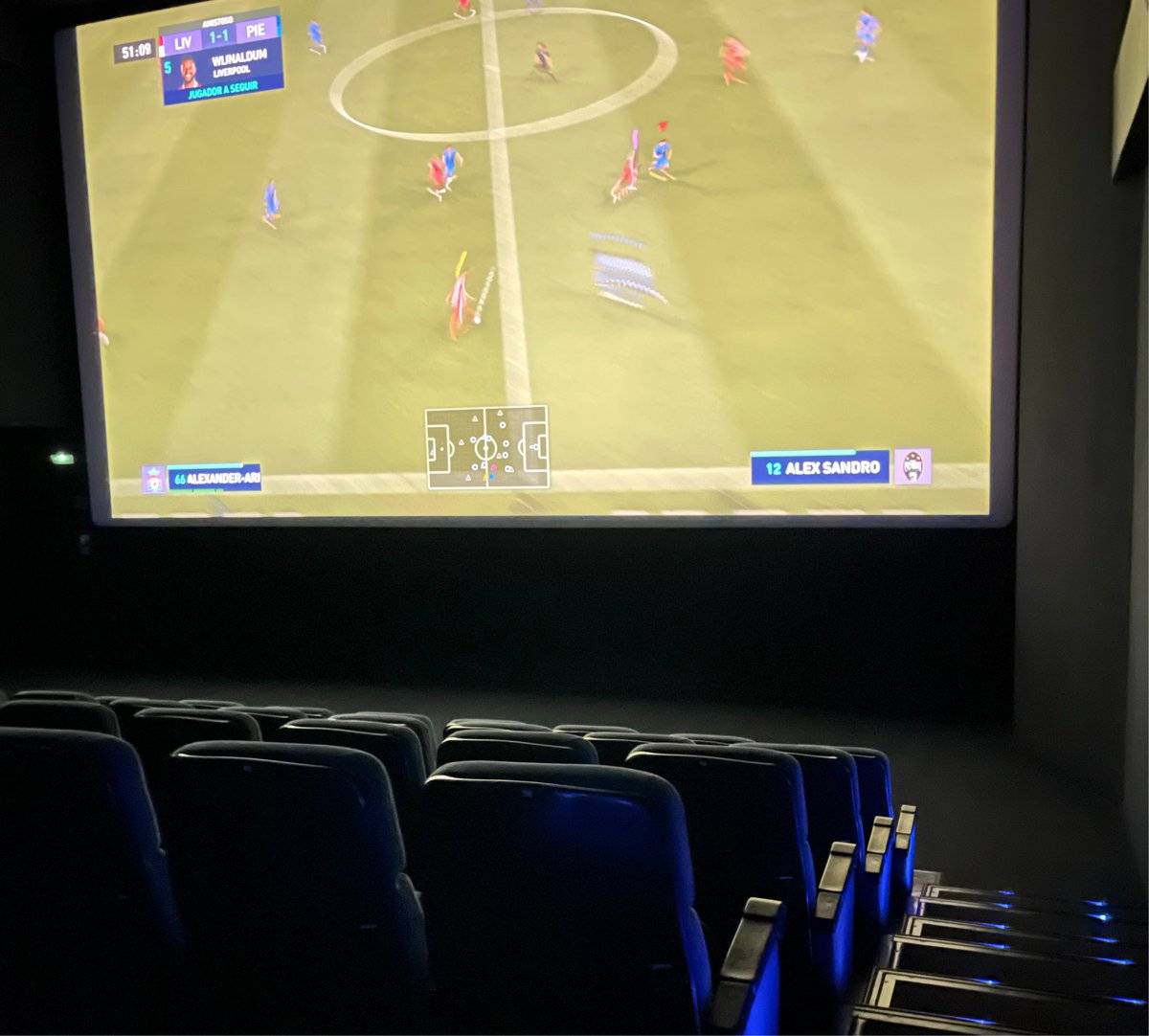 Cinesa's tweet photo. Algunos de los jugadores del Betis ⚽️  han disfrutado del #PackGaming de Cinesa 🎮😍 Ahora te toca a ti sumergirte en tu game favorito en la gran pantalla de CINESA! 💥No te pierdas esta experiencia única 👉https://t.co/YJ8hmRC37W #Gaming https://t.co/kFce6RWjex