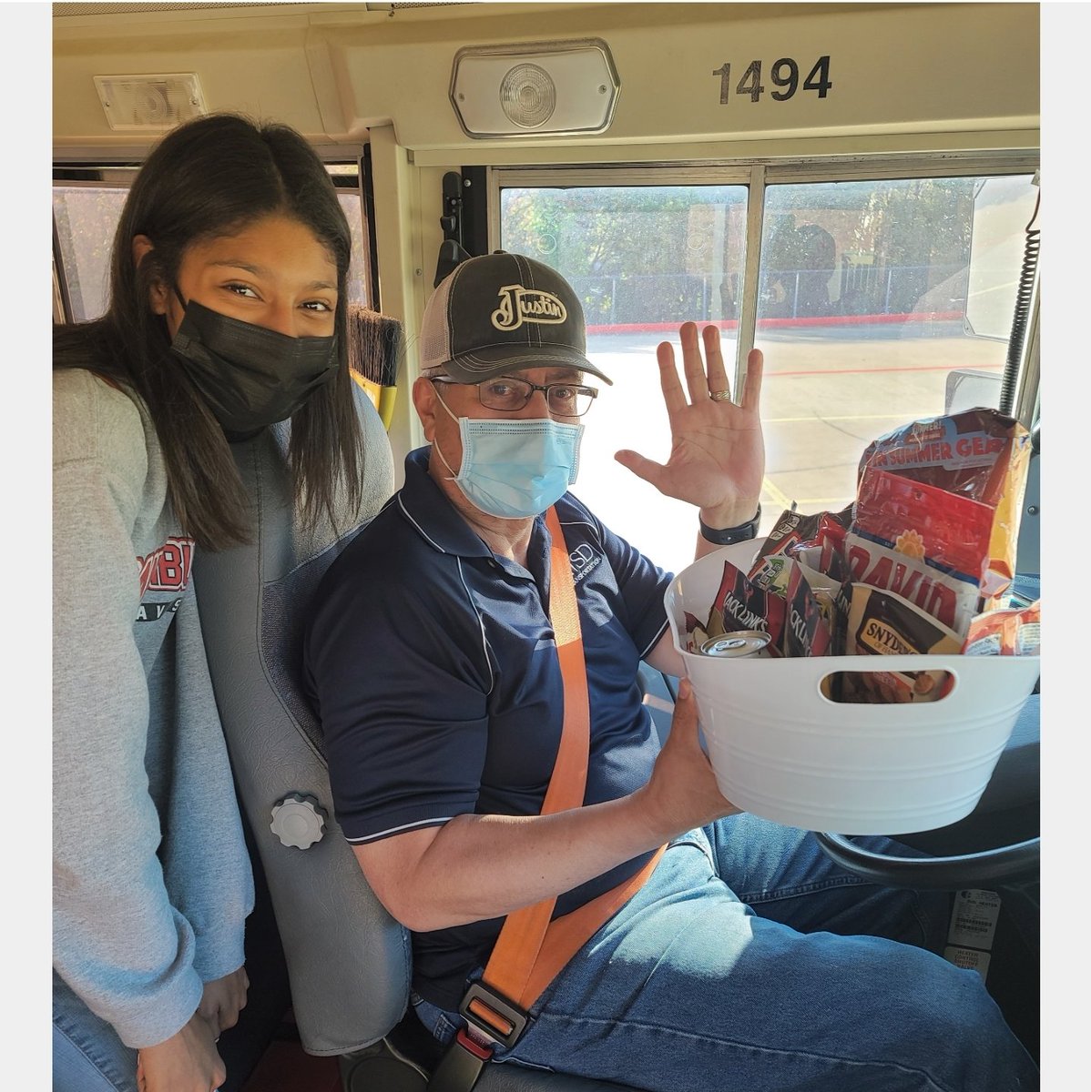 Karla Klein (@karlaklein89) on Twitter photo Take time and Thank a bus driver! This is Mr. Lupe he has been Elease's bus driver the last couple of years and always looks/looked out for her We are thankful for him and his dedication to garlandisd while keeping our kids safe! <a href="/gisdbuses/">GISD Transportation</a> <a href="/gisdnews/">Garland ISD</a> <a href="/VialCC_Vikings/">Classical Center at Vial Elementary</a> Take time and Thank a bus driver! This is Mr. Lupe he has been Elease's bus driver the last couple of years and always looks/looked out for her We are thankful for him and his dedication to garlandisd while keeping our kids safe! <a href="/gisdbuses/">GISD Transportation</a> <a href="/gisdnews/">Garland ISD</a> <a href="/VialCC_Vikings/">Classical Center at Vial Elementary</a>