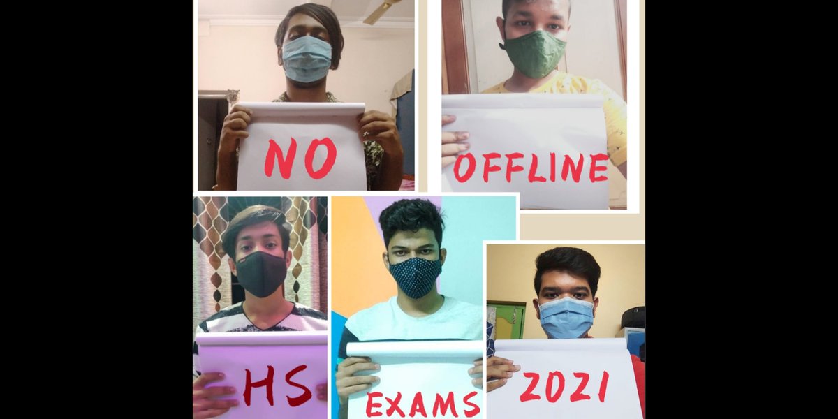 AnamitraBagchi's tweet photo. #cancelwbboardexams2021 
@IamSumanDe @abpanandatv 
Student lives are more important than giving exams in such dangerous situation of the country. The government should cancel all exams in favour of the students. https://t.co/sRoMM1I4LT
