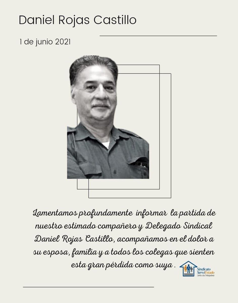 SinServiEstado's tweet photo. Hasta pronto Daniel, se te extrañará. https://t.co/uczbwwiBWu