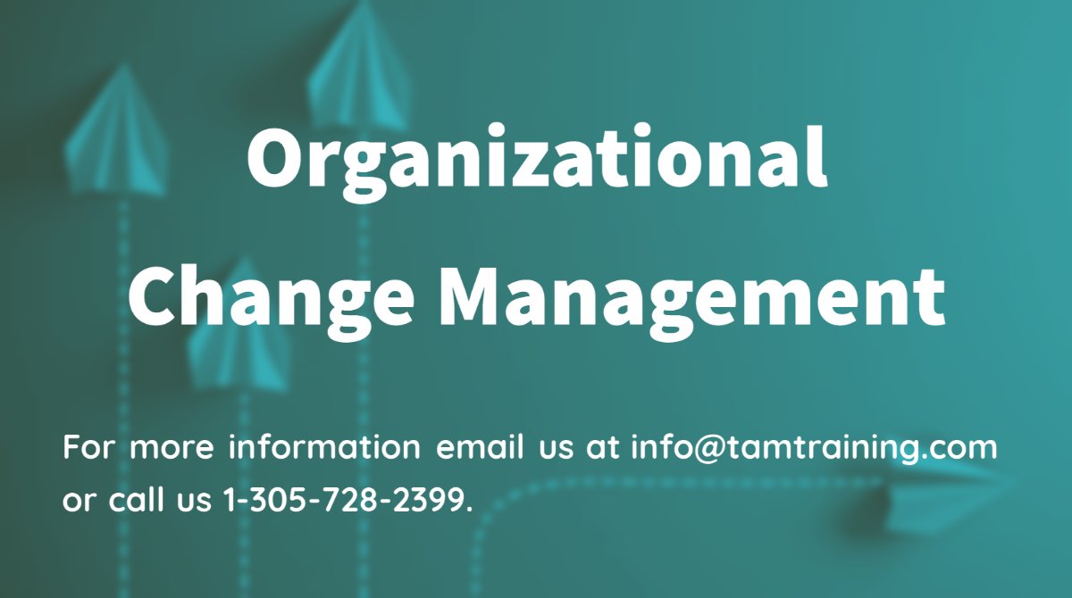 TAMTraining's tweet photo. Whether your project is large or small, we can tailor a change management effort for you. Email us at info@tamtraining.com to learn more.
https://t.co/0928hbypGg
#changemanagement #education #projectmanagment #projectsuccess #ocm #erpimplementations #organizationalchange https://t.co/KlLsBJotK2