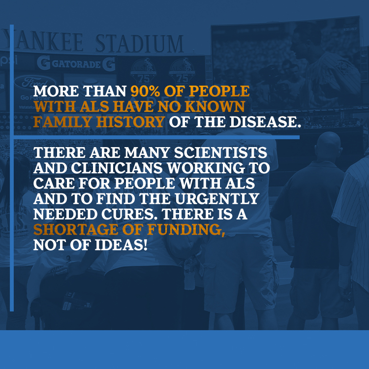 One of the most important things we can do in the fight against this disease is spread awareness. 

Help us strikeout ALS. #LouGehrigDay