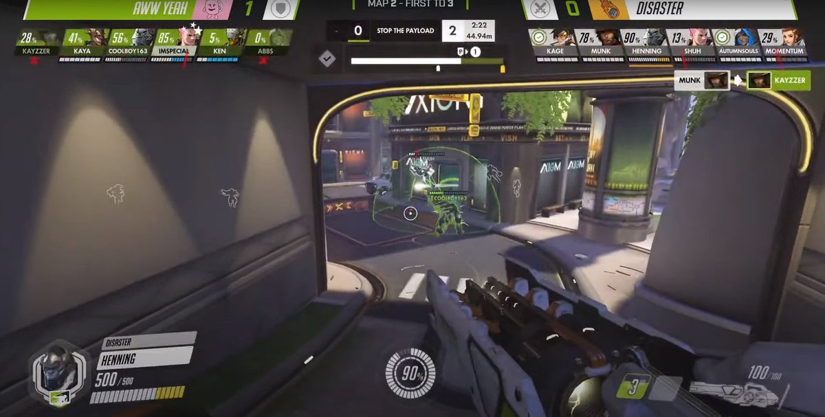 TeamDisasterOW's tweet image. Henning's just chilling on point (c)