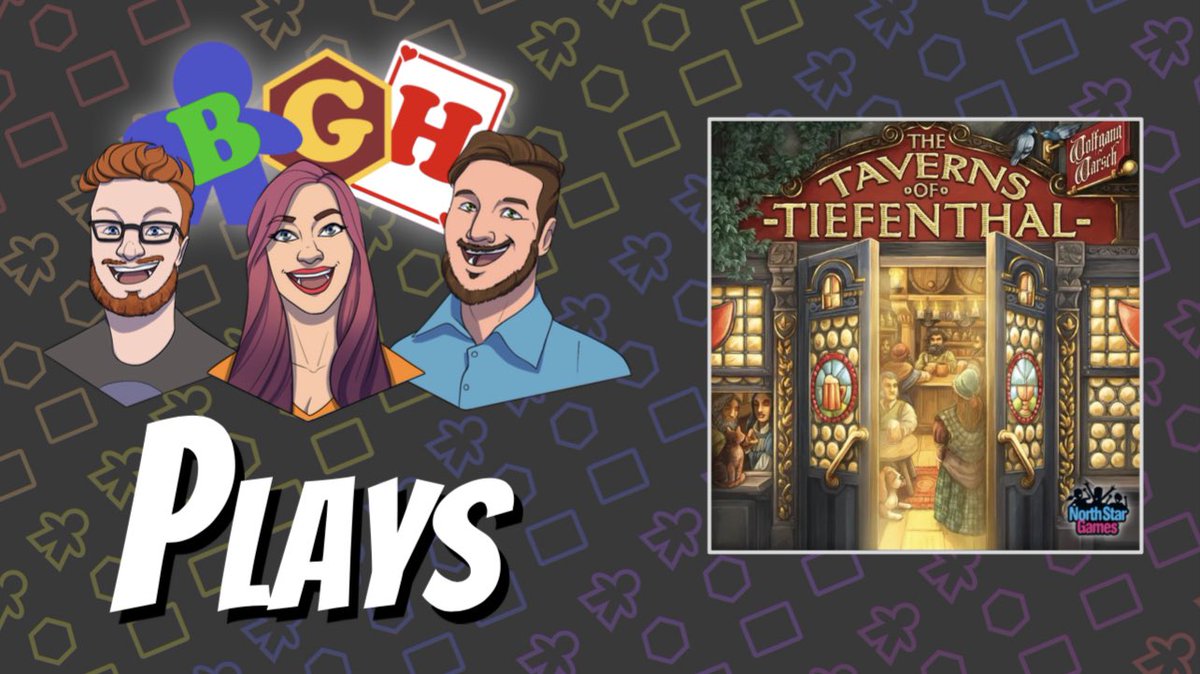 BGHontwitch's tweet photo. WE’RE BACK BABY!!! We received #TavernsofTiefenthal a @NorthStarGames game from Arlyele as a welcome back present!! It’s a very cool game! See you at 7pm ET on https://t.co/mIDAfLiEUX 

#boardgames #tabletop #twitch https://t.co/3kd4p3fMZH