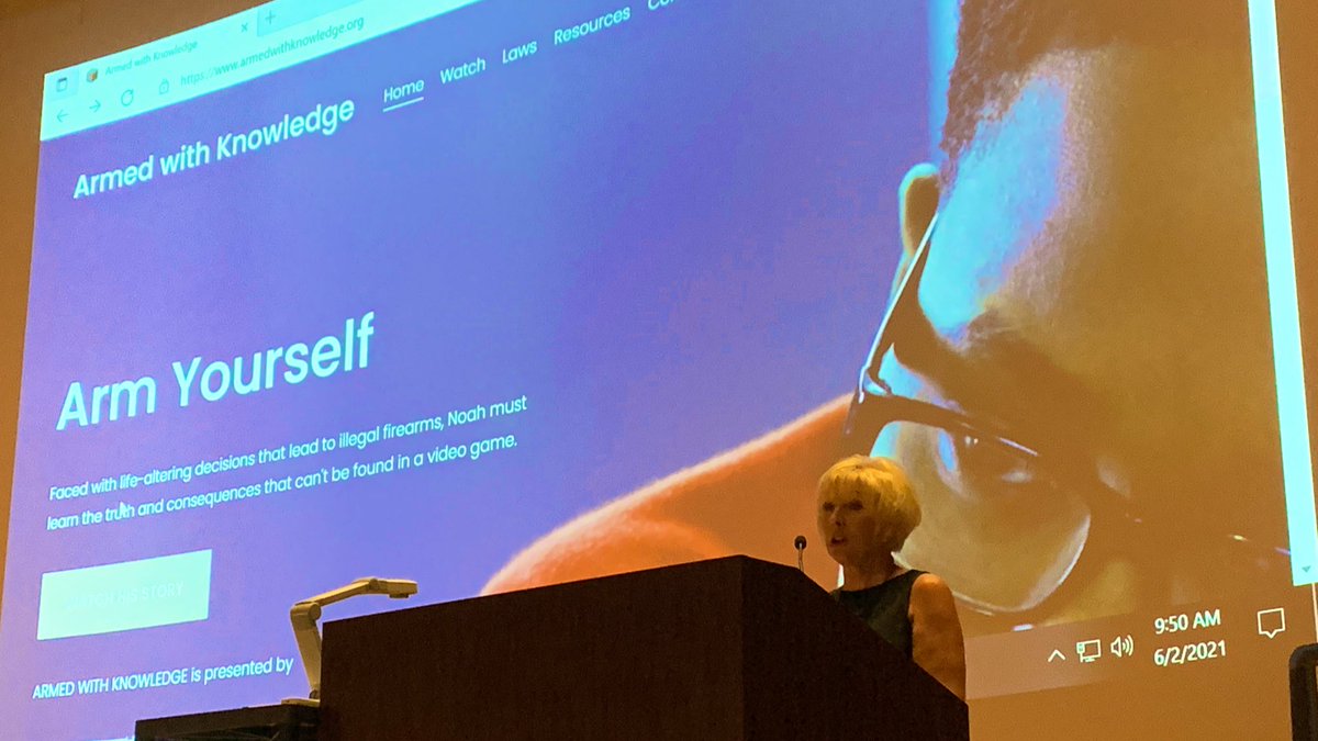USAO_MDGA's tweet photo. #ArmedWithKnowledge #summer #teachertraining Acting USA Peter Leary & LEO Coordinator Pam Lightsey presented AWK to 200+ officers & educators at the School Safety Summit. The educational campaign is centered on preventing illegal gun possession by youth. https://t.co/2u25qUIh6j https://t.co/QoJvTkcdyL