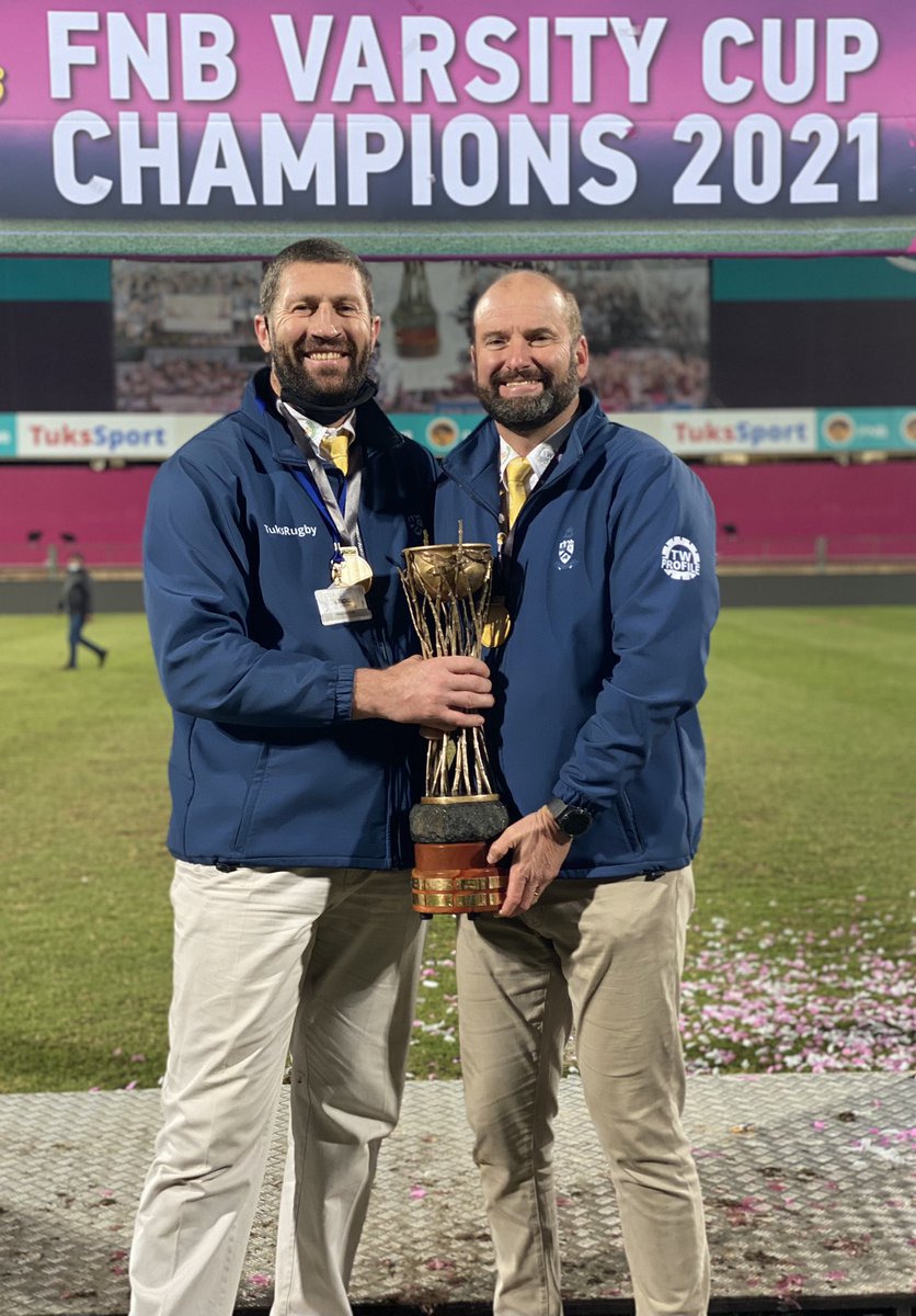 Thank you Nico Luus for this special moment. You a very special coach. Big things lies ahead for you. <a href="/Tuks_Rugby/">TuksRugby</a> #TuksVarsityCupChampions