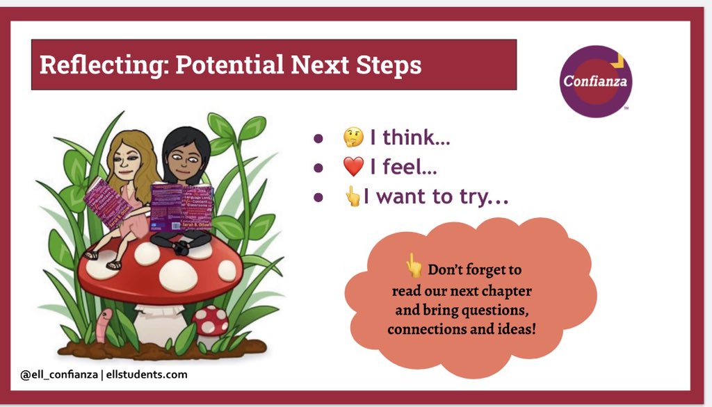 SarahOttow's tweet image. #TBThursday 😊
Book study 2019 #ellchat_bkclub #MLLChat_BkClub on my book #LanguageLens w/ @emilyfranESL &amp;amp; so many others! Still going strong 💪 Moments ago just wrapped up a session on Chapter 4 w/a group 🙌
PS I don’t recommend publishing a book right before a pandemic! 😕