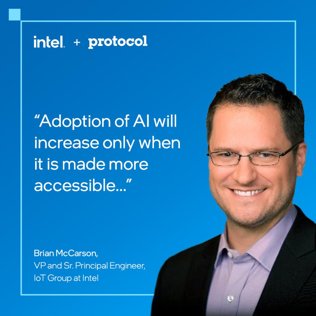 What’s keeping AI out of IIoT? Catch <a href="/Brian_McCarson/">Brian McCarson</a> as he joins <a href="/protocol/">Protocol</a> industry leaders on the hurdles of AI in #production. intel.ly/34DZ8Jm
