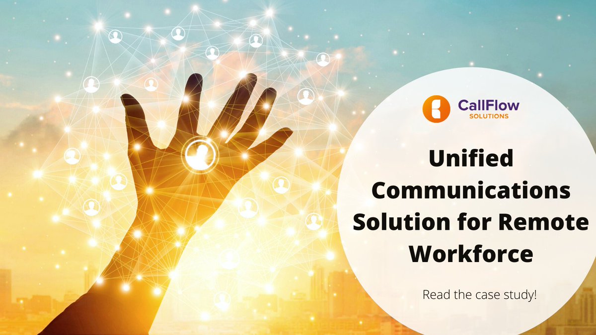 CallFlowdesign's tweet image. Is it possible to successfully operate a remote #workforce ? Absolutely! This company was able to achieve this feat even before the pandemic with #UCaaS  Solutions for Remote Teams. 
Read this case study: lnkd.in/g28Aata
#VoIP #remoteworking #unifiedcommunications