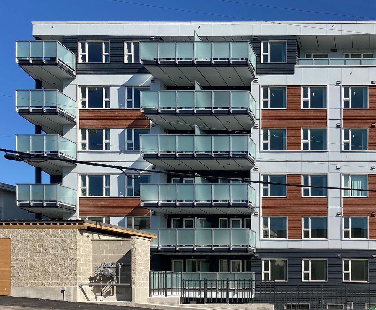 MiCasa is nearing completion. Developed by the Red Door Housing Society and CPA Development Consultants, this rental housing project will provide 51 units for seniors and moderate to low income families. #cityofvancouver #nonmarkethousing  #rentalhousing #design #multifamily