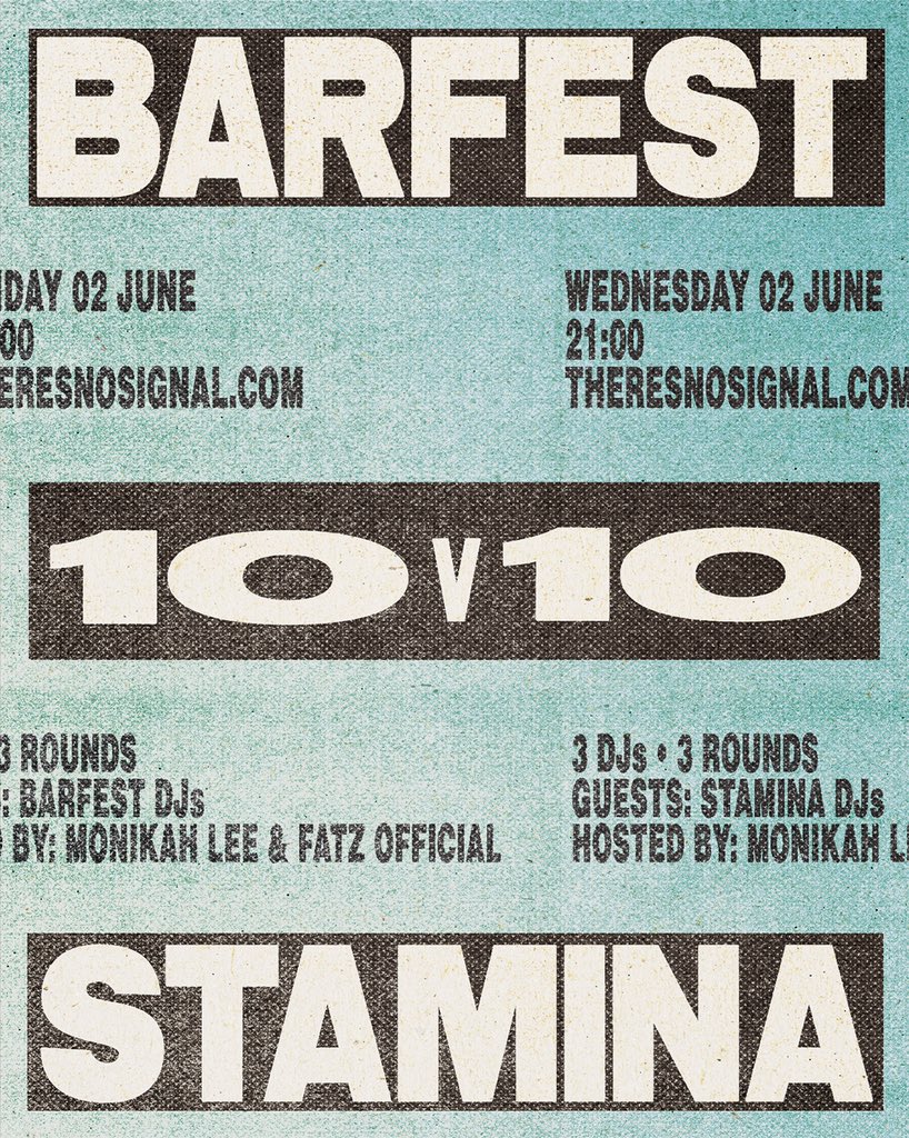 WE LIVE!!! 

<a href="/BarFestUK/">BarFest UK</a> v <a href="/StaminaParties/">#STAMINAPARTIES THE LAST DANCE ?</a> 🤺

#NS10v10 

youtu.be/uuWR35vKk_0
