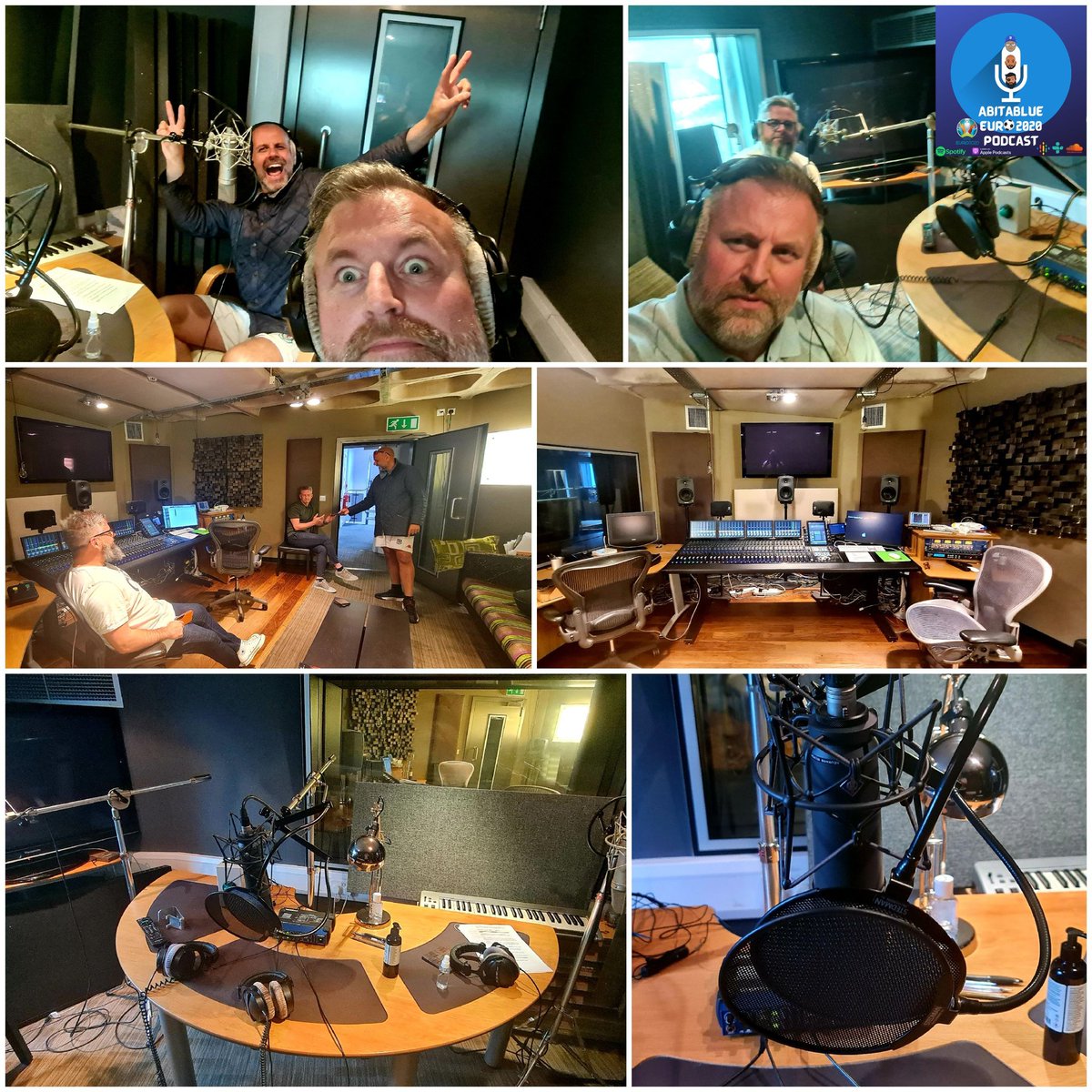 BOTNPOD's tweet photo. #AbitaBlue Pre -Tournament Training Tonight with @AndyGorman3
&amp; @jasonmohammad
Huge thanks to Greg @CrancAudio 🎙🙏
#EURO2020 #Podcast #EuroTrashed. 
1st Episode coming soon ! 
Subscribe at 
https://t.co/WSIDV3Dorm 👍
Please Like, Share &amp; Follow us
It's going to be EPIC!! 🤣💙👍 https://t.co/dVCGGIfndi