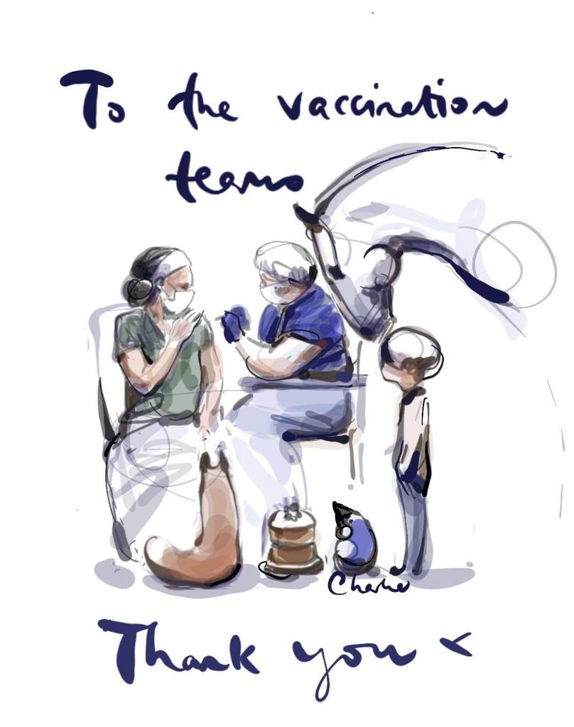 profpleslie's tweet photo. Thank you @charliemackesy -  coffee &amp; cakes are on us as soon as possible. Local folk - we are doing our best - please help by masking up, washing hands, keeping that distance as much as you can 🥰 @prestoncouncil  @southribblebc @LancsHospitals https://t.co/rXD1hRbIKu