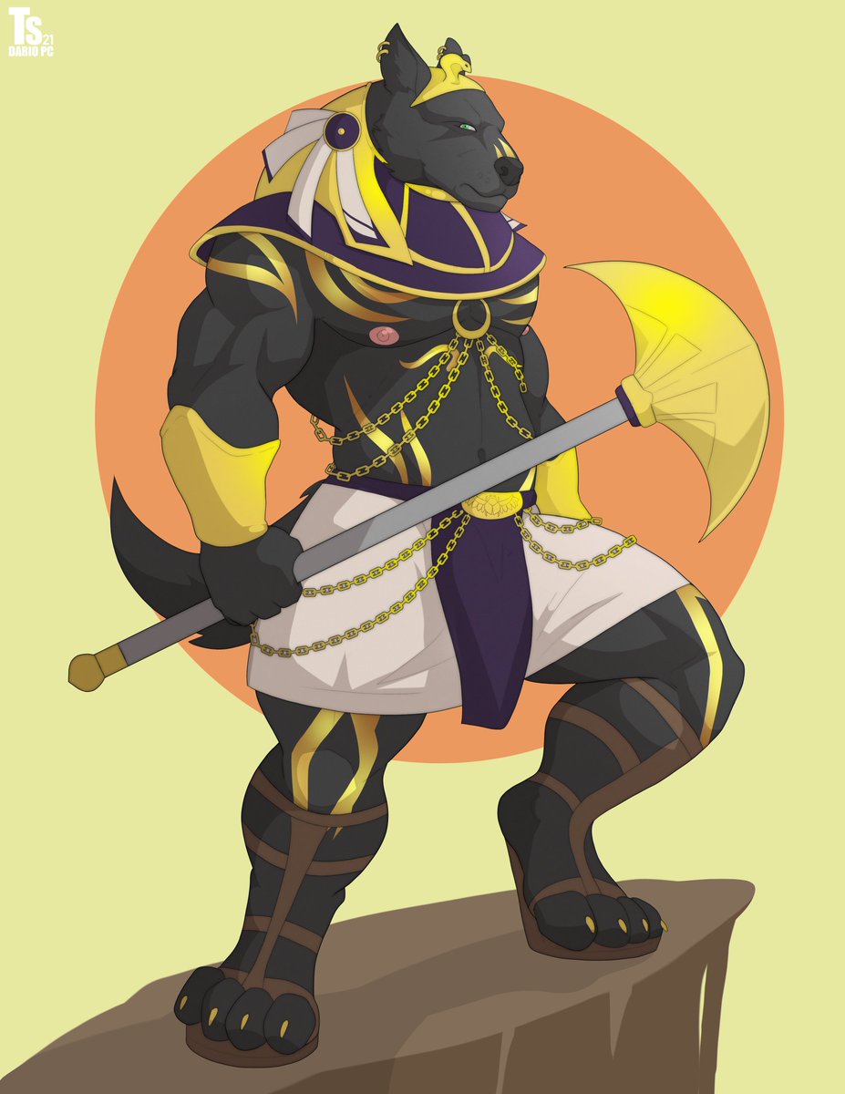 My jackal Chuma.
This great art was done by <a href="/TylerFurStark/">Tyler🍑Butt King👑Stark</a>