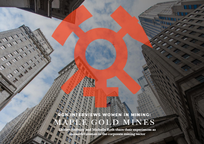 MapleGoldMines's tweet photo. Maple Gold is proud to have its team members highlighted in RGN Magazine’s inaugural “Women in Mining” article! See page 12 for interviews with our very own Michelle Roth and Shirley Anthony at https://t.co/Hi5pcBBmEh
$MGM #quebecrocks #womeninmining #mininglife #goldmining #gold https://t.co/2jReBmMBz8