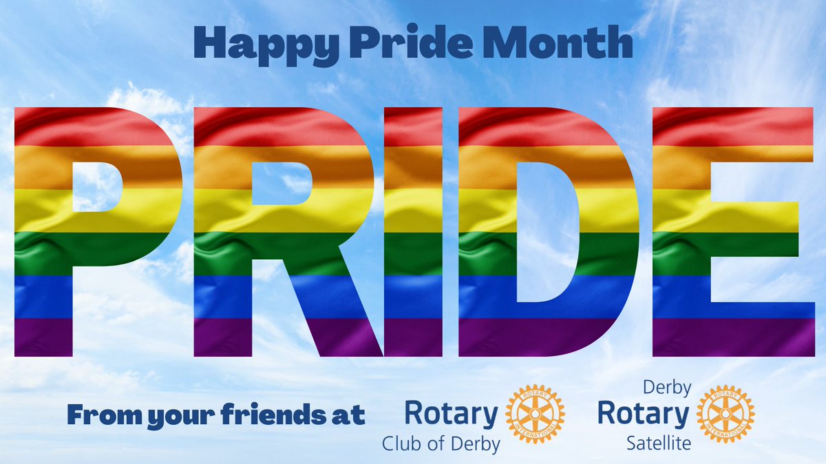 Happy #PrideMonth to all our #LGBTQ+ friends and Rotarians around the world. Rotary respects and welcomes all and is proud to support LGBTQ+ members and communities around the world. Visit rotarylgbt.org to find out how LGBTQ+ members can connect around the world.