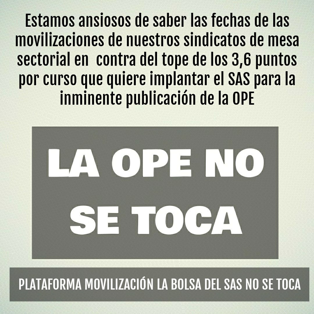 38german's tweet photo. @Ugt_A_Sanidad  @FSSCCOOAND @CSIFAndalucia 
@caba_del @RambitoIII @Plataformalabo1 @Maka72838124 
@saludand @mujerenelparo 
Nerviosos esperando las fechas de las movilizaciones de CCOO, UGT y CSIF en  contra del tope de los 3,6 puntos/ curso en próxima OPE https://t.co/o3M5utXoog
