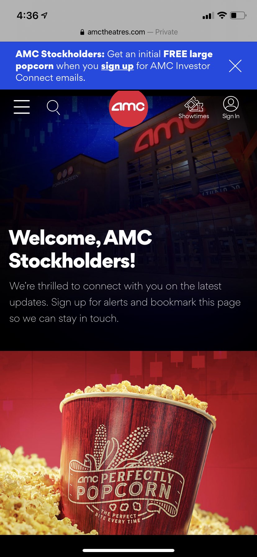 Umang Patel On Twitter 2 2 Amc Ceo Forget The Balance Sheet What If We Just Gave Stockholders Free Popcorn