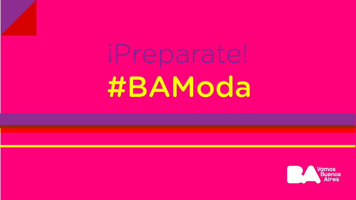 BAmodaydiseno's tweet photo. ¡Se aproxima una gran oportunidad!
Se viene una nueva edición de #BAModa
Podrás participar de capacitaciones, charlas, talleres y muchas actividades más para seguir aprendiendo.
Conocé todas las novedades en nuestras redes. https://t.co/LmvqHXzxOX