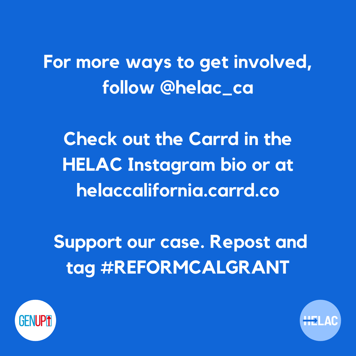 GENupUS's tweet photo. 🗣 Accessibility and equitability in higher education now. Help fight for AB 1456 (#CalGrantReform) @AsmJoseMedina @AsmKevinMcCarty https://t.co/bZq9oJDCV1
