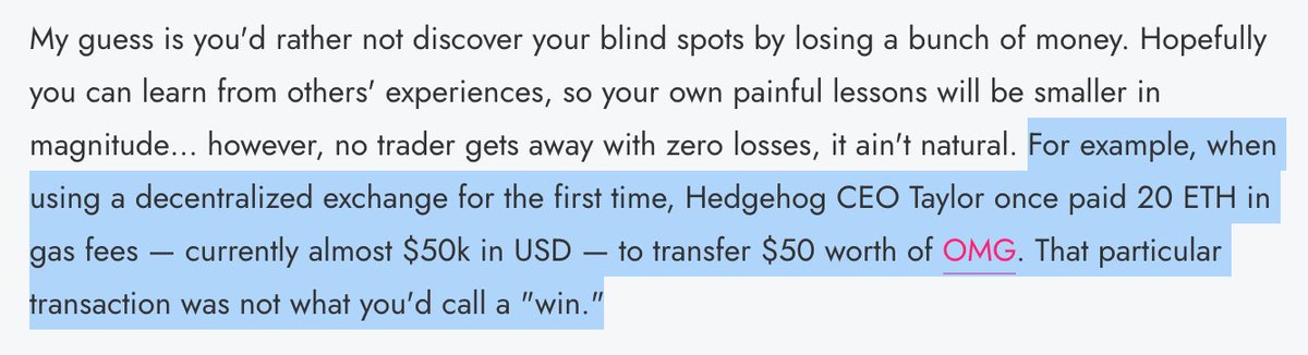 HedgehogDotApp's tweet photo. > Taylor once paid 20 $ETH in gas fees — currently almost $50k in USD — to transfer $50 worth of $OMG

Don't worry, we have *all* been there 😅 https://t.co/yw11qkWDKZ https://t.co/iaZqBAP6Ga