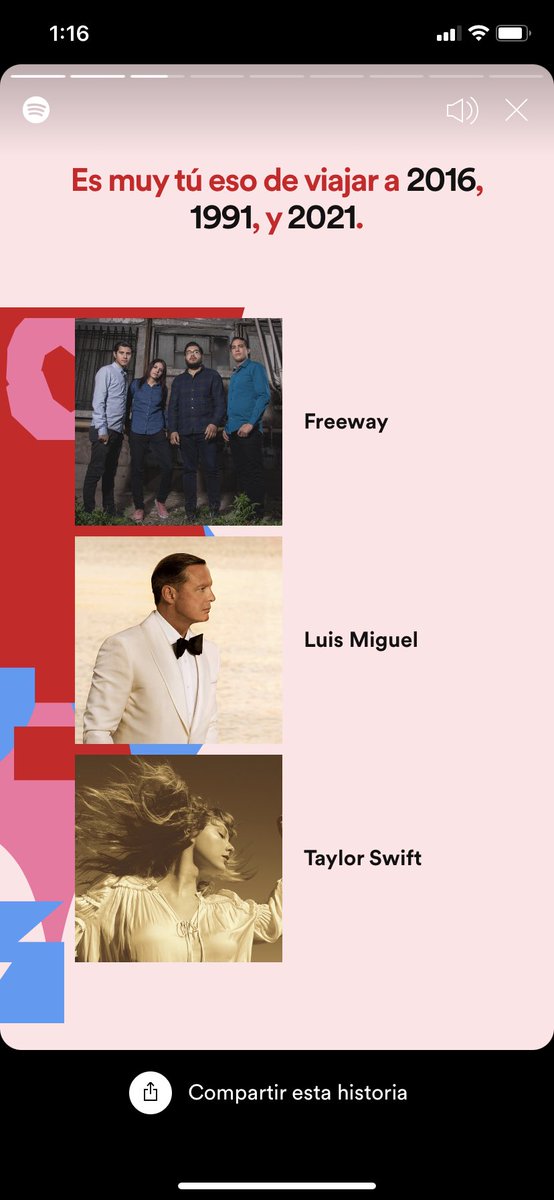 roussalazar_'s tweet image. Mis favs en @SpotifyMexico 🤍🙌🏻 @FreewayJrz @LMXLM @taylorswift13