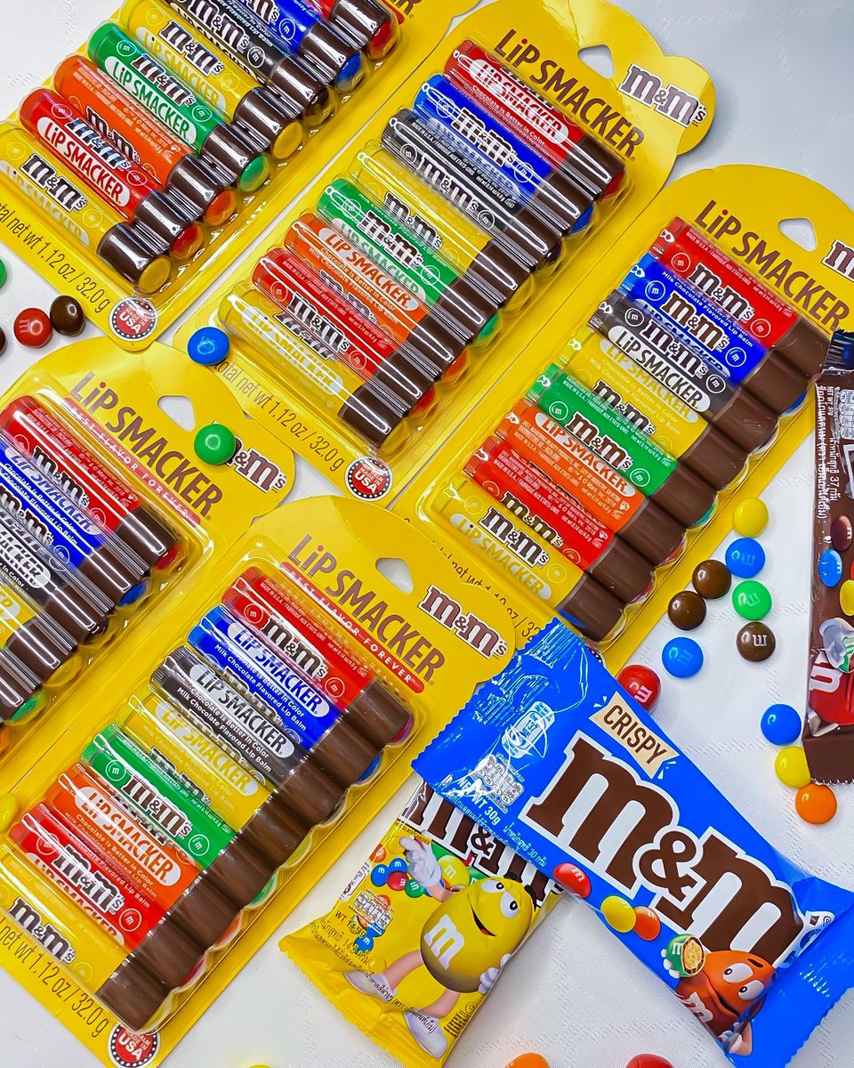 chtka_63's tweet photo. ‼️‼️ห้ามพลาดด‼️‼️
หมดแล้ว หมดเลย
Lip Blam Smacker USA 100%
รุ่น limited M&M
_________________________________
กลิ่นหอมช้อคโกแลต รสหวาน สารสกัดจากธรรมชาติ ฟินสุดๆ
#wordcosmetixxshop
#chansoo
#riBBon_D12
#bbillkin
#THButterBattle
#Kyungsoo
#ลิปบาล์มอเมริกา #ลิปบาล์มมีรสชาติ https://t.co/hE4Ps3yO3j