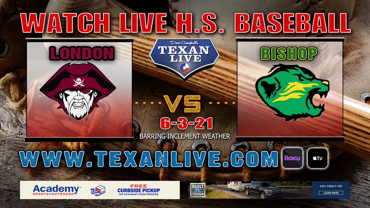 tejasjayb's tweet image. HUGE match up! 3A Region 4 Final best 2 of 3 series. Catch all the @_LondonBaseball @BX3Baseball action tomorrow night! @jbmelde15 joins me for the call. @Texan_Live Link to 
Game 1 6/3 7pm: bit.ly/34Jgxjv
@CallerSports @kiii3sports @KRIS6sports