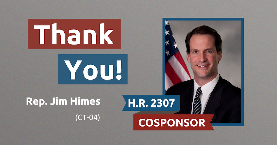 Another cosponsor for the Energy Innovation and Carbon Dividend Act! Thank you Rep. Jim Himes! Support continues to build for putting a #PriceOnCarbon, the essential tool to reach net zero emissions by 2050!

➡️   bit.ly/34GwlUw