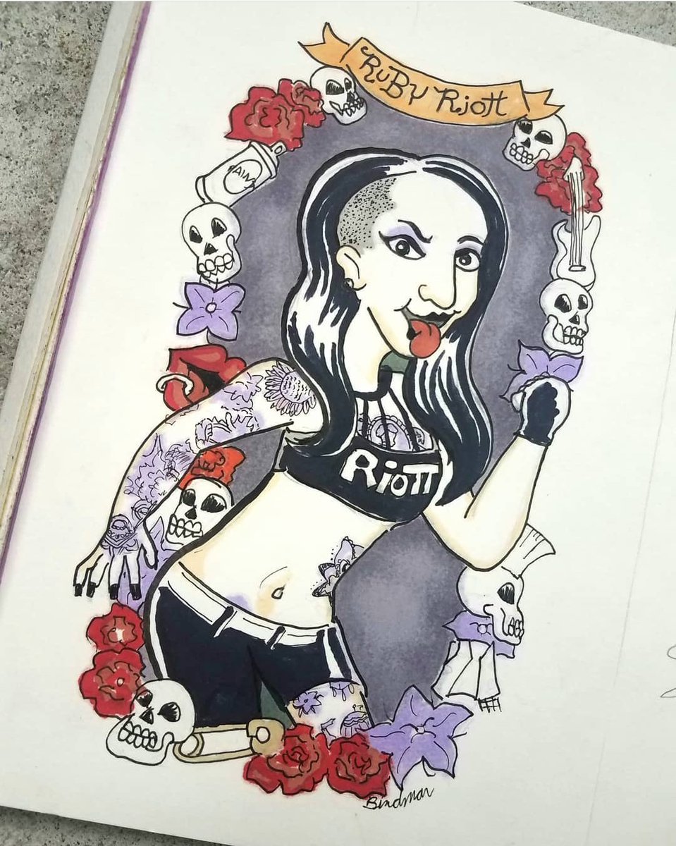 BBindman's tweet photo. And this too...daammn #rubyriot #wwe https://t.co/WlWzMrtO2Q