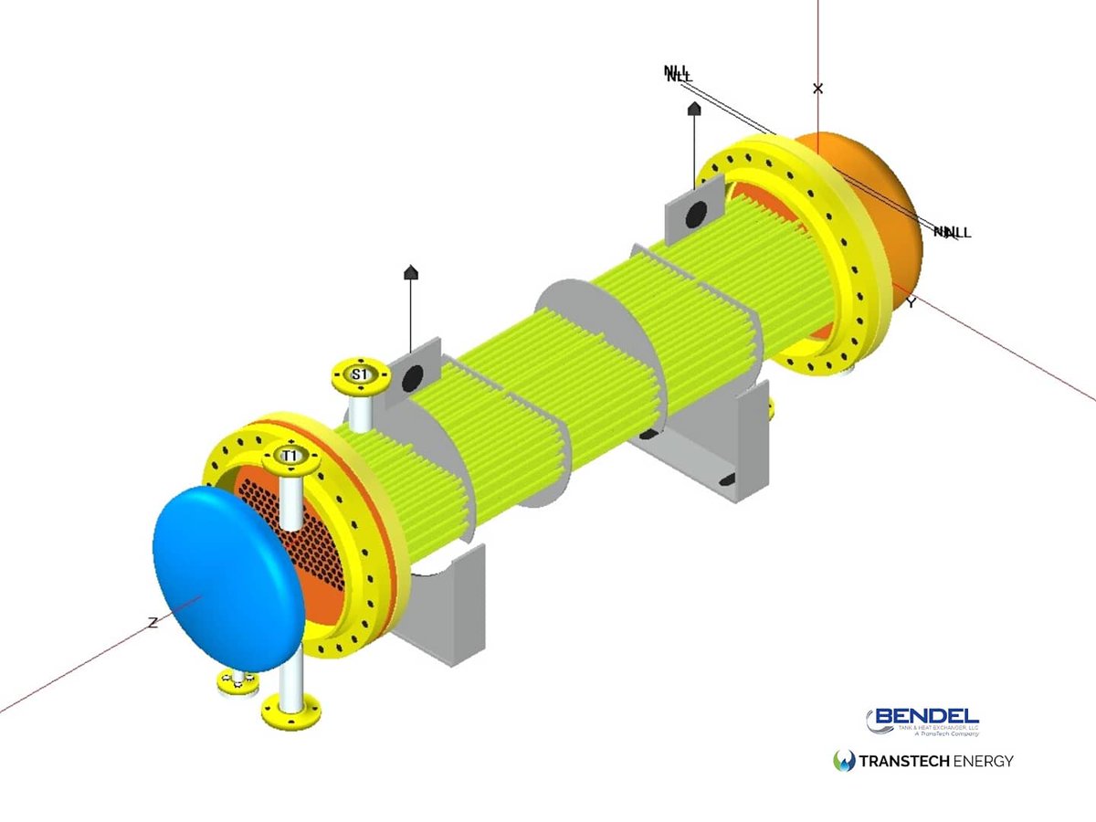 Bendeltanks's tweet photo. This week's featured project: #ASME 20" Diameter x 72" long BET Floating Head Heat Exchanger. Carbon &amp; stainless steel shell construction, 316L stainless heads, tubes and tubesheets. https://t.co/DizLMxVGeb
#bendeltank
#quality #tema #heatexchangers #shellandtube #heattransfer https://t.co/5g5mwsW9cY